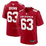 Camiseta NFL Game Arizona Rojos Evan Brown Rojo