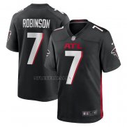 Camiseta NFL Game Atlanta Falcons Bijan Robinson 2023 NFL Draft First Round Pick Negro