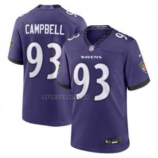 Camiseta NFL Game Baltimore Ravens Calais Campbell Violeta1
