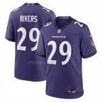 Camiseta NFL Game Baltimore Ravens Chandler Rivers Violeta