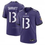 Camiseta NFL Game Baltimore Ravens Elijah Sarratt Violeta