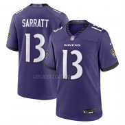 Camiseta NFL Game Baltimore Ravens Elijah Sarratt Violeta