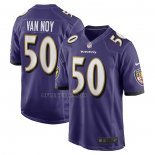 Camiseta NFL Game Baltimore Ravens Kyle Van Noy Violeta