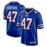 Camiseta NFL Game Buffalo Bills Christian Benford Azul