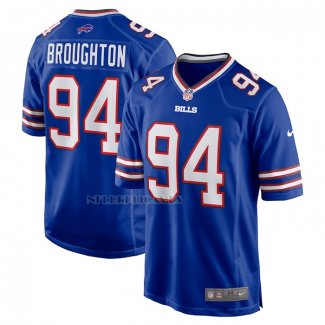 Camiseta NFL Game Buffalo Bills Cortez Broughton Primera Azul