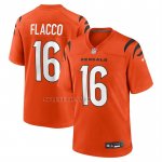 Camiseta NFL Game Cincinnati Bengals Joe Flacco Alterno Naranja