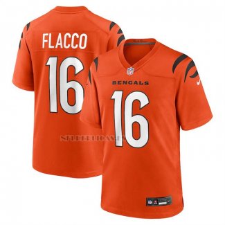 Camiseta NFL Game Cincinnati Bengals Joe Flacco Alterno Naranja