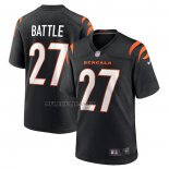 Camiseta NFL Game Cincinnati Bengals Jordan Battle Negro