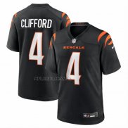 Camiseta NFL Game Cincinnati Bengals Sean Clifford Negro