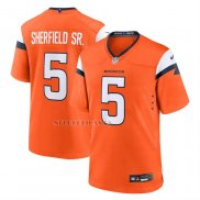 Camiseta NFL Game Denver Broncos Trent Sherfield SR Naranja