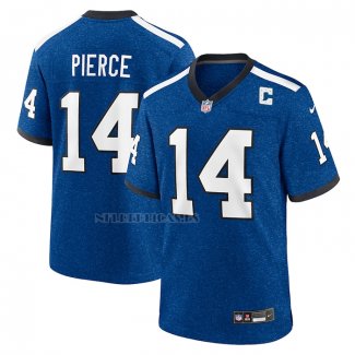 Camiseta NFL Game Indianapolis Colts Alec Pierce Indiana Nights Alterno Azul
