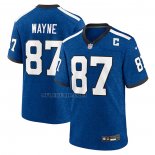 Camiseta NFL Game Indianapolis Colts Reggie Wayne Indiana Nights Alterno Azul