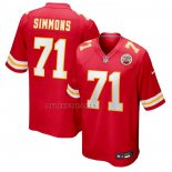 Camiseta NFL Game Kansas City Chiefs Josh Simmons Rojo