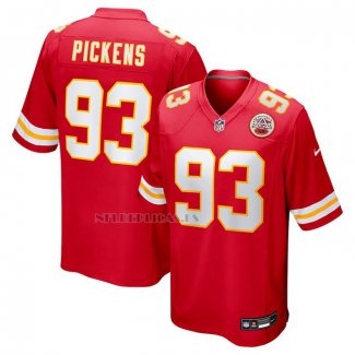 Camiseta NFL Game Kansas City Chiefs Zacch Pickens Rojo