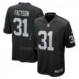 Camiseta NFL Game Las Vegas Raiders Brandon Facyson Negro