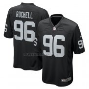 Camiseta NFL Game Las Vegas Raiders Isaac Rochell Negro