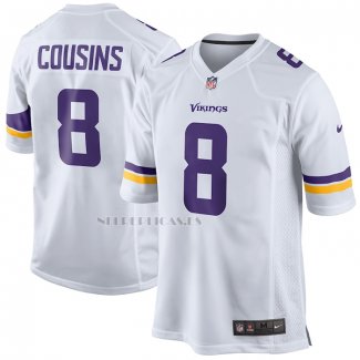 Camiseta NFL Game Minnesota Vikings Kirk Cousins Blanco