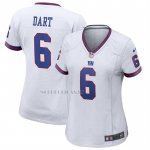 Camiseta NFL Game Mujer New York Giants Jaxson Dart Alterno Vintage Blanco