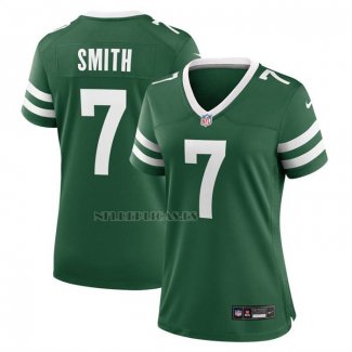 Camiseta NFL Game Mujer New York Jets Geno Smith Verde