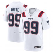 Camiseta NFL Game New England Patriots Keion White Blanco