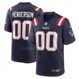 Camiseta NFL Game New England Patriots Treveyon Henderson 2025 NFL Draft Azul