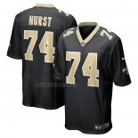 Camiseta NFL Game New Orleans Saints James Hurst Negro