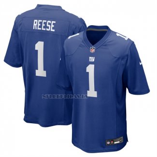 Camiseta NFL Game New York Giants Arvell Reese 2026 Azul