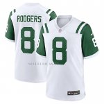 Camiseta NFL Game New York Jets Aaron Rodgers Classic Alterno Blanco