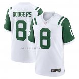 Camiseta NFL Game New York Jets Aaron Rodgers Classic Alterno Blanco