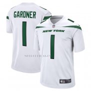 Camiseta NFL Game New York Jets Ahmad Sauce Gardner 2022 NFL Draft Pick Blanco