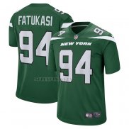 Camiseta NFL Game New York Jets Folorunso Fatukasi Verde