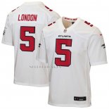 Camiseta NFL Game Nino Atlanta Falcons Drake London Blanco