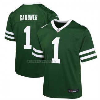 Camiseta NFL Game Nino New York Jets Ahmad Sauce Gardner Verde