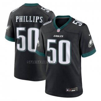 Camiseta NFL Game Philadelphia Eagles Jaelan Phillips Alterno Negro