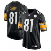 Camiseta NFL Game Pittsburgh Steelers Jonnu Smith Negro