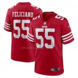 Camiseta NFL Game San Francisco 49ers Jon Feliciano Rojo