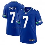 Camiseta NFL Game Seattle Seahawks Geno Smith Throwback Azul