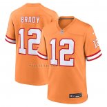 Camiseta NFL Game Tampa Bay Buccaneers Tom Brady Throwback Naranja