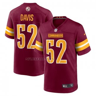 Camiseta NFL Game Washington Commanders Jamin Davis 52 Rojo