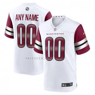 Camiseta NFL Game Washington Commanders Personalizada Blanco