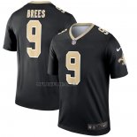 Camiseta NFL Legend New Orleans Saints Drew Brees Legend Negro