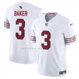 Camiseta NFL Limited Arizona Cardinals Budda Baker Vapor F.U.S.E. Blanco