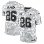 Camiseta NFL Limited Dallas Cowboys DaRon Bland 2024 Salute To Service Gris