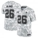 Camiseta NFL Limited Dallas Cowboys DaRon Bland 2024 Salute To Service Gris