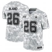Camiseta NFL Limited Dallas Cowboys DaRon Bland 2024 Salute To Service Gris