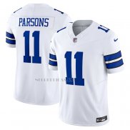 Camiseta NFL Limited Dallas Cowboys Micah Parsons 11 Vapor F.U.S.E. Blanco