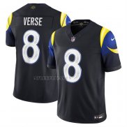 Camiseta NFL Limited Los Angeles Rams Jared Verse 2025 Rivalries Collection Negro