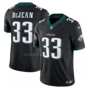 Camiseta NFL Limited Philadelphia Eagles Cooper DeJean Vapor F.U.S.E. Alterno Negro