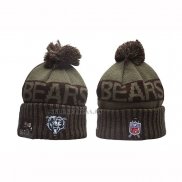 Gorro Beanie Chicago Bears New Era Verde Militar