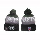 Gorro Beanie New York Jets New Era Gris Negro